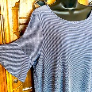 NWT LC Lauren Conrad NWT Blue and White Size XL Blouse